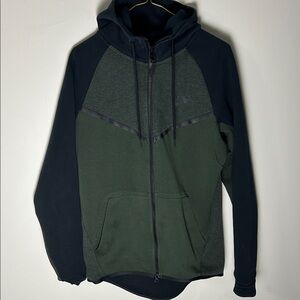 Men's Tech Fleece Dark Green and Black matching set